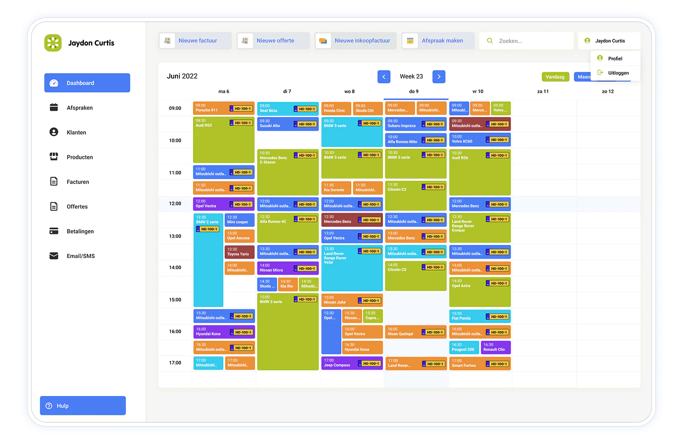 Software voor scootergarages