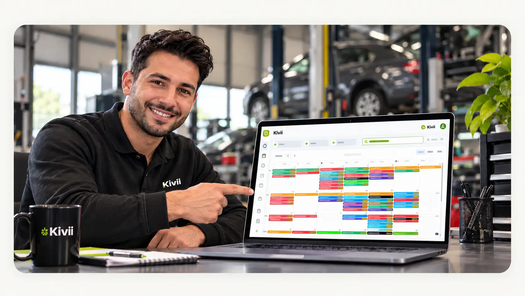 Kivii Garage software Modules pagina Webp